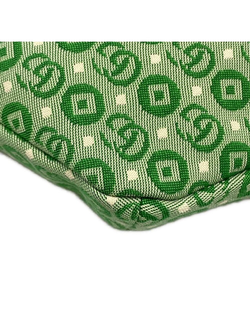 Gucci Waist Pouch Interlocking Children's Green White Leather - Picture 6 of 15